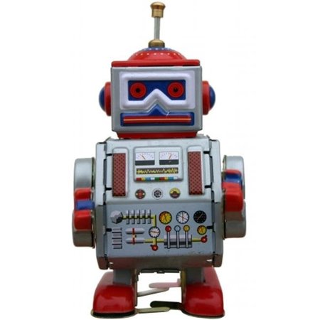 SHAN SHAN MS406 Collectible Tin Toy - Robot MS406